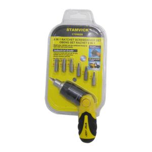 Import 6 IN 1 RATCHET SCREWDRIVER SET from chinese wholesale supplier and manufacturer