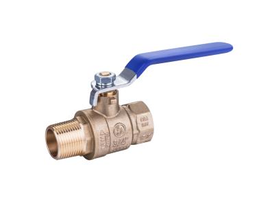Import 600 WOG Full Port Brass or Low-Lead MxF Brass Ball Valve with lever handle from chinese wholesale supplier and manufacturer