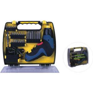 Import 67pcs 3.6V lithium cordless screwdriver and acc. set from chinese wholesale supplier and manufacturer