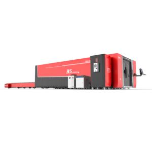 Import 6KW 8KW high power fiber laser machine with shuttle table and enclosed cover from chinese wholesale supplier and manufacturer