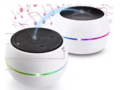 Import 7-color RGB light Mini Bluetooth speaker from chinese wholesale supplier and manufacturer