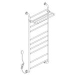 Import 919160B Electrothermal towel rack from chinese wholesale supplier and manufacturer