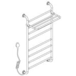 Import 919260B Electrothermal towel rack from chinese wholesale supplier and manufacturer