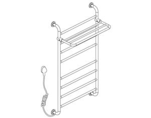 Import 919260B Electrothermal towel rack from chinese wholesale supplier and manufacturer