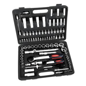 Import 94 pcs 1/4″ 1/2″ Dr. Socket Wrench Set from chinese wholesale supplier and manufacturer