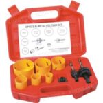 Import 9PC BI-METAL HOLE SAW SET from chinese wholesale supplier and manufacturer