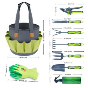 Import 9pcs garden tools set from chinese wholesale supplier and manufacturer