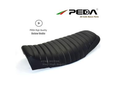 Import A7 New BLACK Brat Long-Flat Cafe Racer Seat Retro Locomotive Refit Motorcycle Seat Leather from chinese wholesale supplier and manufacturer
