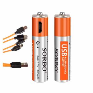 Import AAA Micro USB Rechargeable Polymer Lithium Battery from chinese wholesale supplier and manufacturer