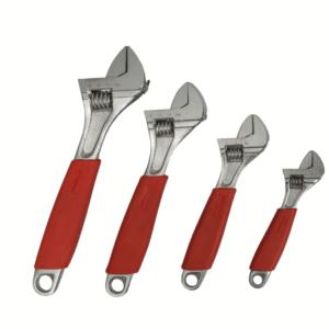Import Adjustable wrench with rubber handle from chinese wholesale supplier and manufacturer