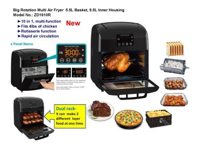 Import Air fryer 360° better than convection ovens hot air fryer oven,toast,bake,rotisserie,pizza from chinese wholesale supplier and manufacturer