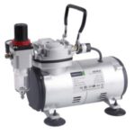 Import Airbrush Compressor AS18-2 Basic Mini Compressor 4 Bar/Auto Stop for Hobby Paint Body Tattoo Cake Decoration from chinese wholesale supplier and manufacturer