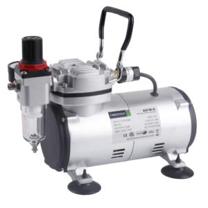 Import Airbrush Compressor AS18-2 Basic Mini Compressor 4 Bar/Auto Stop for Hobby Paint Body Tattoo Cake Decoration from chinese wholesale supplier and manufacturer