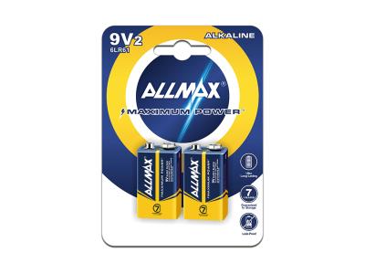 Import ALLMAX Alkaline Dry Battery 9V from chinese wholesale supplier and manufacturer