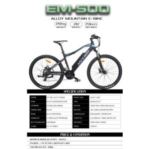 Import ALLOY MOUNTAIN E-BIKE from chinese wholesale supplier and manufacturer