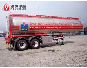Import Aluminum Fuel Tank Semi-Trailer with 2 axles from chinese wholesale supplier and manufacturer