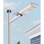 Import Aluminum outdoor ip65 waterproof road lighting all in one led solar street light from chinese wholesale supplier and manufacturer