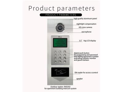 Import APARTMENT INTERCOM SYSTEM VIDEO DOOR PHONE from chinese wholesale supplier and manufacturer