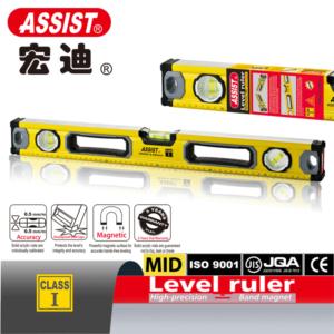 Import ASSIST HD06013 double side print class I precision aluminium alloy level ruler from chinese wholesale supplier and manufacturer