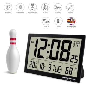 Import Atomic Digital Clock LCD Radio controlled clock LCD wall clock LCD alarm clock from chinese wholesale supplier and manufacturer