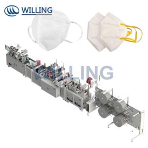 Import Automatic fold KN95/N95 mask making machine from chinese wholesale supplier and manufacturer