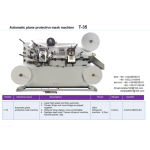 Import Automatic plane protective mask machine from chinese wholesale supplier and manufacturer
