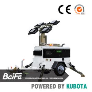 Import BAIFA-KUBOTA series lighting tower from chinese wholesale supplier and manufacturer