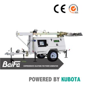 Import BAIFA-KUBOTA series lighting tower from chinese wholesale supplier and manufacturer