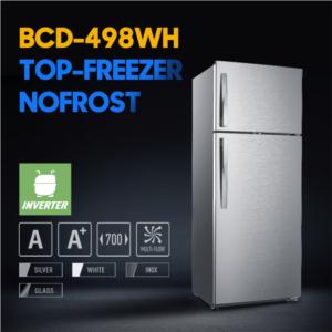 Import BCD-498WH TOP-FREEZER NOFROST 498L from chinese wholesale supplier and manufacturer