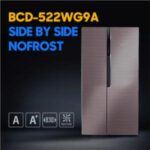 Import BCD-522WG9A SIDE BY SIDE NOFROST 522L from chinese wholesale supplier and manufacturer