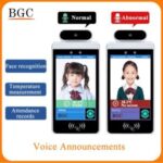 Import BGC- 8 inch infrared camera thermometer face recognition attendance machine from chinese wholesale supplier and manufacturer