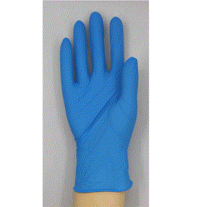 Import Blue Powder Free Non-Medical Nitrile Gloves With High Quality Disposable NItrile gloves from chinese wholesale supplier and manufacturer