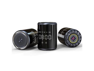 Import Bluetooth speaker wireless home alarm clock mini alarm clock subwoofer portable surroun 3D from chinese wholesale supplier and manufacturer