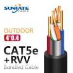 Import Bundled Cable CAT5e+RVV from chinese wholesale supplier and manufacturer