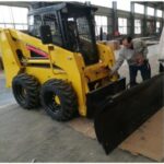 Import Canmax Cheap Skid Steer Loader Snowplow Snow Sweeper for sale from chinese wholesale supplier and manufacturer