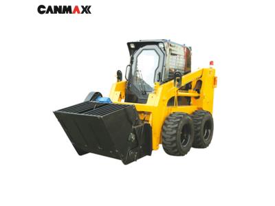 Import Canmax Mini Skid Steer Loader Equipped with Bucket Concrete Mixer, Bucket Mixer from chinese wholesale supplier and manufacturer