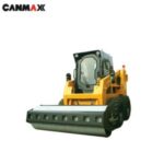 Import Canmax Skid Steer Loader Road Construction Compactor, Road Roller Machine for Sale from chinese wholesale supplier and manufacturer