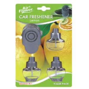 Import Car Vent Glass bottle 3 in 1 Value Pack Air Freshener from chinese wholesale supplier and manufacturer