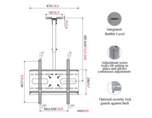 Import Celling Mounts VM-CP04S from chinese wholesale supplier and manufacturer