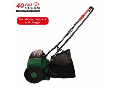 Import CGLM40V01 DC40V Li-Ion Battery Cordless/Electric Garden Cylinder/Reel Lawnmower Machine from chinese wholesale supplier and manufacturer