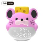 Import cheap small kids animal shape bed loud table led digital alarm clock with night light from chinese wholesale supplier and manufacturer