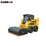 Import China’s Famous Canmax Skid Steer Loader Attachments Road Sweeper from chinese wholesale supplier and manufacturer