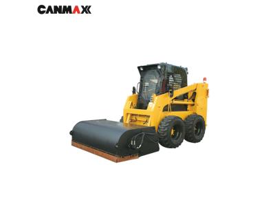 Import China’s Famous Canmax Skid Steer Loader Attachments Road Sweeper from chinese wholesale supplier and manufacturer