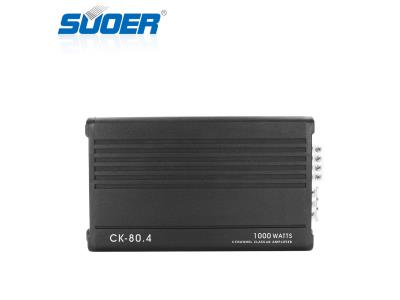Import CK-804-E 4 Channels 1000W Class AB Car Amplifier from chinese wholesale supplier and manufacturer