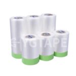 Import Cloth tape pretaped masking film from chinese wholesale supplier and manufacturer