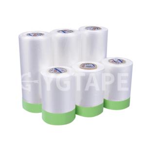 Import Cloth tape pretaped masking film from chinese wholesale supplier and manufacturer