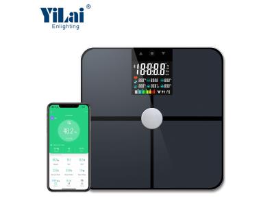 Import Colorful VA display smart scale heart rate function Ailink APP control bluetooth scale from chinese wholesale supplier and manufacturer