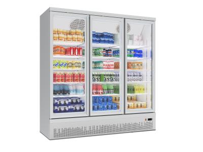 Import Commercial Glass Door Freezer Beverage Cooler Refrigerator for Supermarket Chains from chinese wholesale supplier and manufacturer