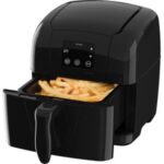 Import Compact Space saving electric hot air fryer oil-less healthy cooker with frypot & crack from chinese wholesale supplier and manufacturer