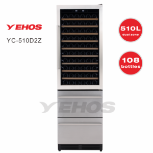 Import Compressor fan cooling wine cabinet+Beverage cooler from chinese wholesale supplier and manufacturer